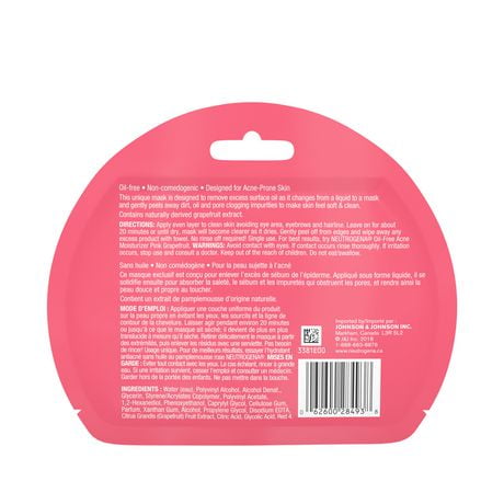 Neutrogena Pink Grapefruit Peel Off Face Mask | Walmart Canada