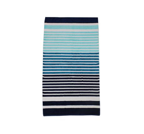 HOMETRENDS YARN DYED JACQUARD BEACH TOWEL | Walmart Canada