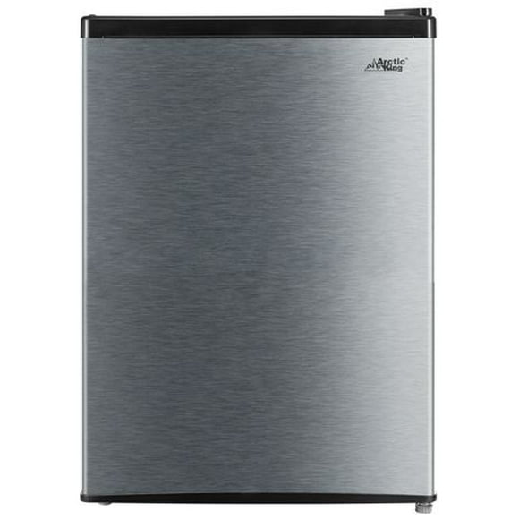 Mini-réfrigérateur à porte simple Arctic King de 2,4 pi³, aspect acier inoxydable