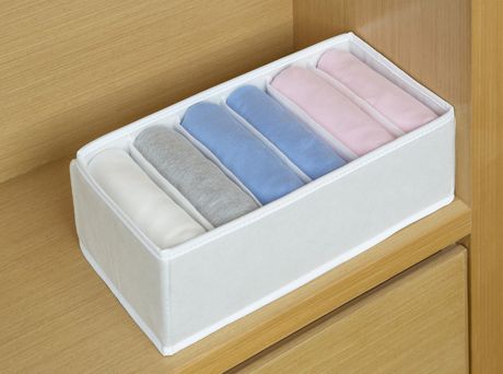 Foldable Bra Underwear Organizer Cabinet Drawer Socks Organizer Box With PP  Board Pants Wardrobe Clothes Storage Organizer