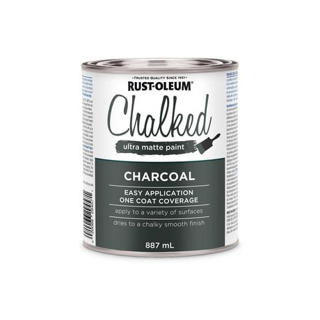 charcoal rust oleum matte paint chalked ultra specialty 887ml canada zoom