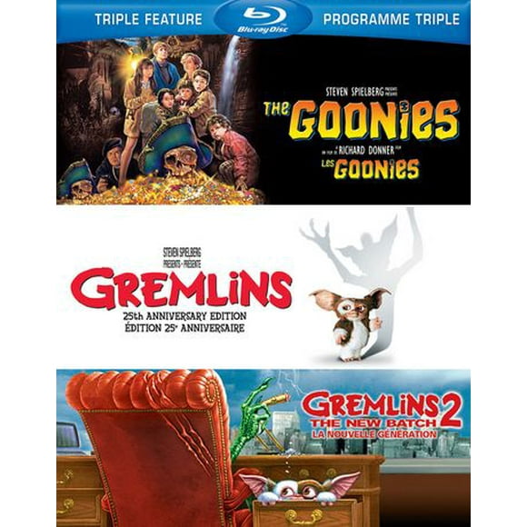 Les Goonies / Gremlins : Édition 25e Anniversaire / Gremlins 2: La Nouvelle Generation (Programme Triple) (Blu-ray)