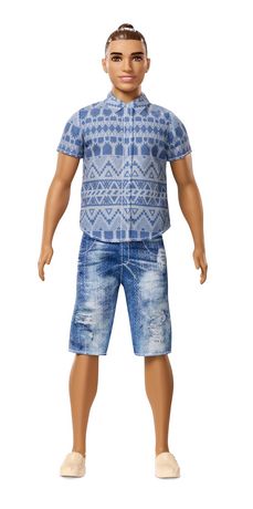 Barbie Ken Fashionistas Distressed Denim Doll - Broad | Walmart Canada