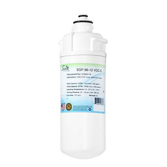 Remplacement du filtre Everpure EV9691-76 SGF-96-12 VOC-S par Swift Green Filters