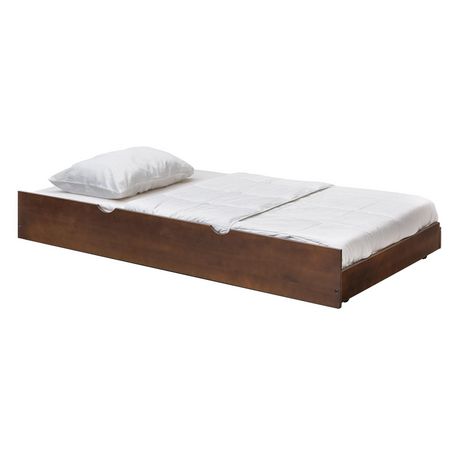 Solid Wood Twin Trundle Bed Frame With, Queen Size Trundle Bed Frame