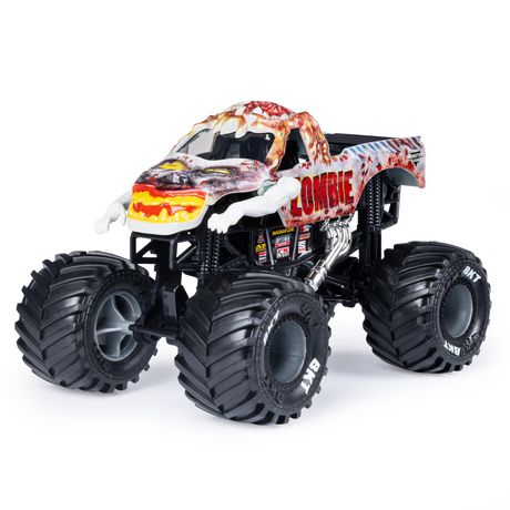 Monster Jam, Official Zombie Monster Truck, Die-Cast Vehicle, 1:24 ...