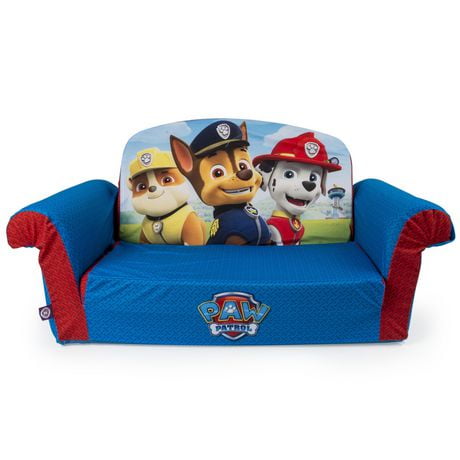 Marshmallow Furniture, Children's 2 in 1 Flip Open Foam Sofa, Nickelodeon Paw Patrol, by Spin Master
