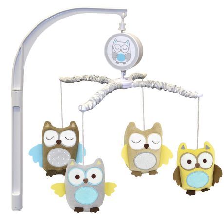 COLOR Mobile universel musical pour lit bébé Owls home - Jeux d'éveil -  Puériculture - Enfants, jouets et jeux