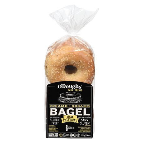 O'Doughs Thins Sesame Bagel Gluten Free, O'Doughs Bagels Sesame GF
