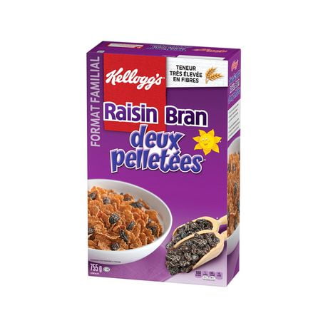 Kellogg's Two Scoops Raisin Bran Cereal, 755g | Walmart Canada