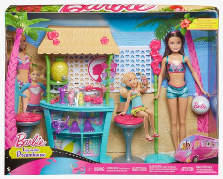 barbie tiki hut playset