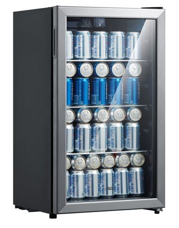 arctic king 115 can beverage fridge stainless steel frame