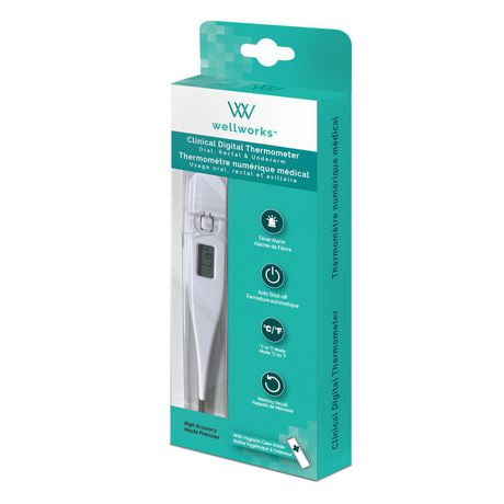 Thermomètre numérique et clinique wellworks ™
