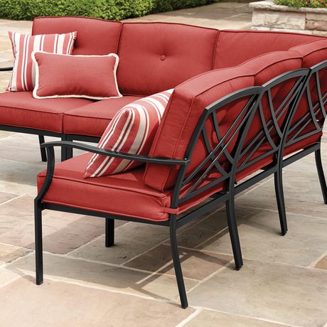Mainstays Montclair Sectional, Outdoor Sectional Furniture Canada