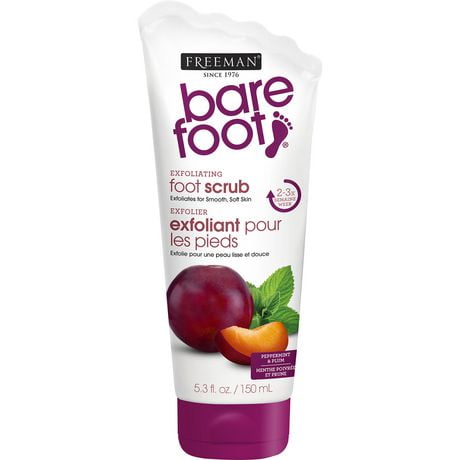 Freeman Bare Foot Exfoliant pour les pieds à la menthe poivrée et aux prunes 150 ml