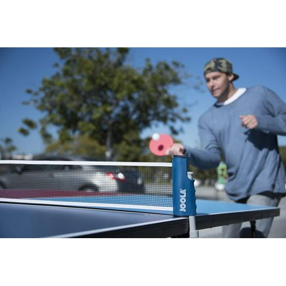 JOOLA Adjustable Length Retractable Portable Table Tennis Net