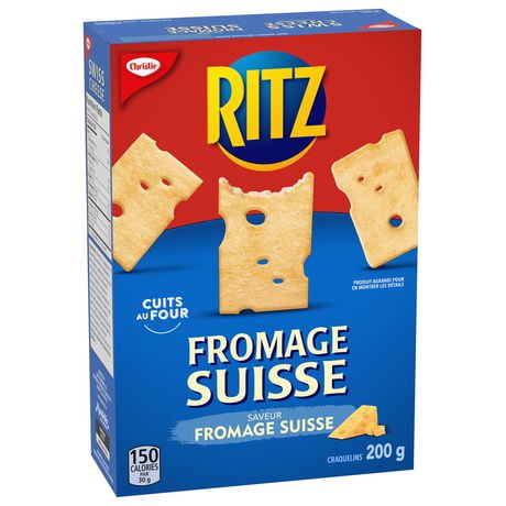 RITZ SWISS CHEESE Flavoured Crackers, 200 g | Walmart Canada