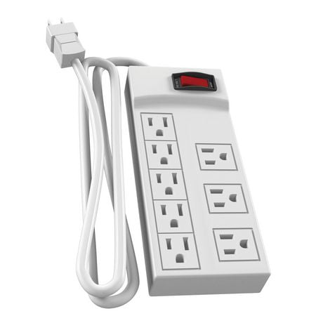 Stanley PowerMax Compact 8-Outlet Power Strip, 8-outlet
