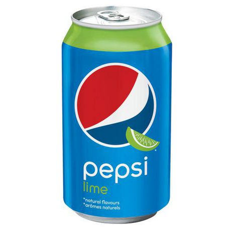 Pepsi Real Lime, 355mL Cans, 12 Pack | Walmart Canada