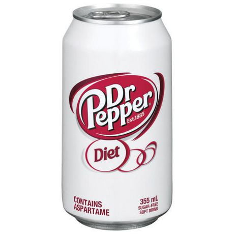 Diet Dr Pepper, 12 x 355 mL cans | Walmart Canada