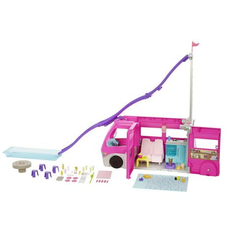 Barbie Dream Camper Vehicle Playset, Ages 3+
