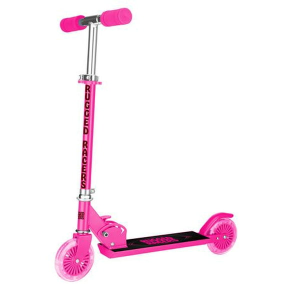 Rugged Racers Two Wheel Kids Scooter in Pink