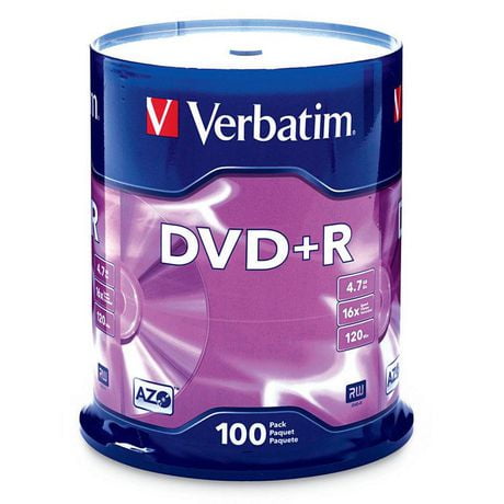 Verbatim 100pk DVD+R