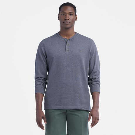 IZOD MENS SALTWATER SOLID HENLEY | Walmart Canada