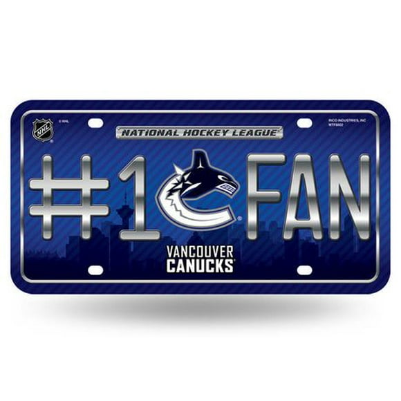 Plaque d’immatriculation NHL Vancouver Canucks