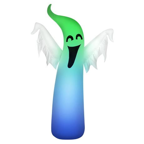 Occasions Halloween Fantôme gonflable à couleur changeante de 5 pieds