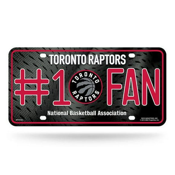 Plaque d’immatriculation des Raptors de Toronto de la NBA