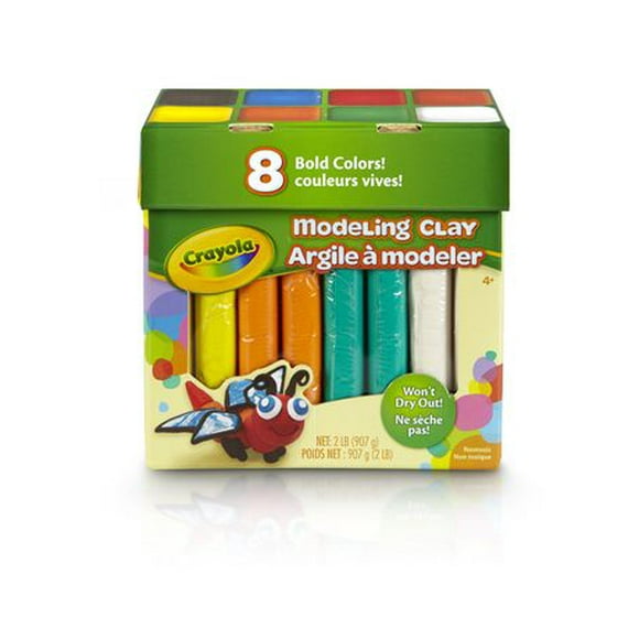 Crayola Modeling Clay 2lb Jumbo Pack, Classic colours of clay