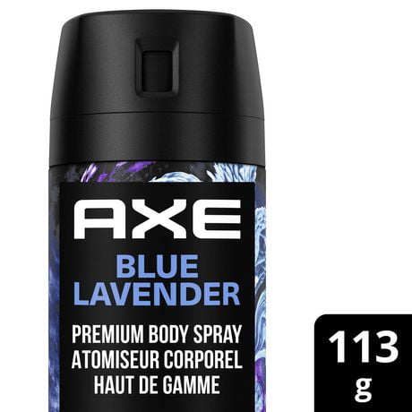AXE Fine Fragrance Collection Blue Lavender Premium Body Spray for Men, 113g Body Spray