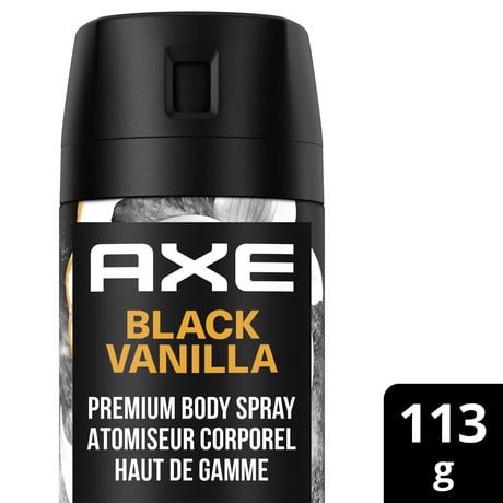 AXE Fine Fragrance Collection Black Vanilla Premium Body Spray for Men, 113g Body Spray