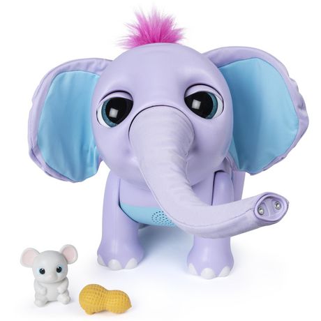 Wildluvs Juno My Baby Elephant Bebe Elephant Interactif Avec Trompe Mobile Et Plus De 150 Sons Et Mouvements Walmart Canada