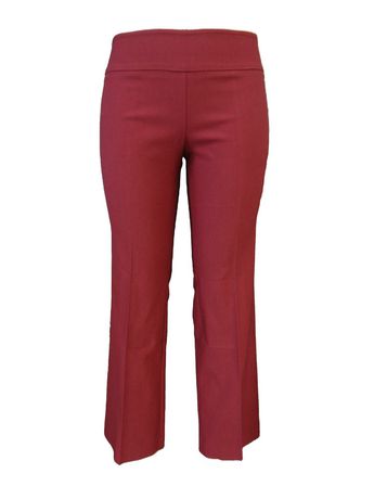 George Comfort Pull on Flare Pant Petite Wine, Blue, Lurex Stripe ...