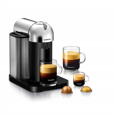 Nespresso® Vertuo Coffee and Espresso Machine by Breville, Chrome
