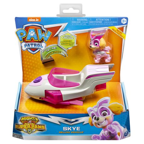 6053828 for sale online Spin Master Mighty Pups Super Paws Paw Patrol Skye Deluxe Vehicle