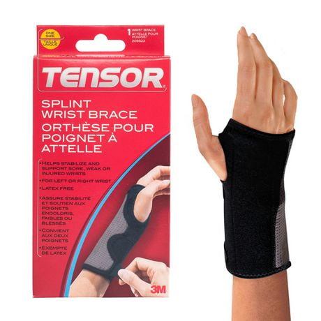 Support pour poignet avec attelle Tensor(MC), gris, taille unique Support pour poignet