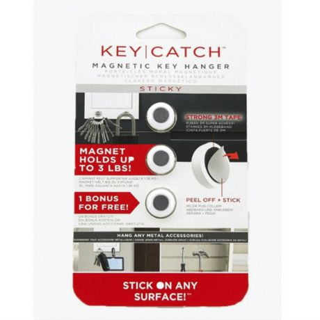 KeySmart KeyCatch Sticky Magnetic Key Rack Adhesive