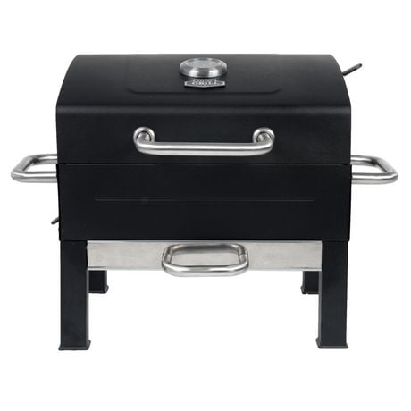 Expert Grill Premium Portable Charcoal Grill, Black and Stainless Steel, CBT2042W-C, 262 Sq.In. total cooking area