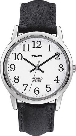 Timex® Easy Reader® Men's Classic White Dial Black Leather Strap Analog  Watch | Walmart Canada