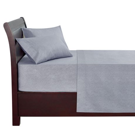 Bare Home 100% Double Brushed Cotton Flannel Sheet Set - Walmart.ca