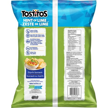 Tostitos Party Size Restaurant Style Hint of Lime Tortilla Chips ...