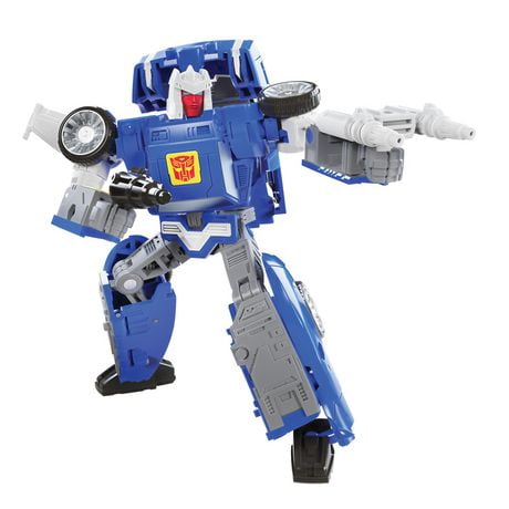 Transformers Toys Generations War for Cybertron: Kingdom Deluxe WFC-K26 Autobot Tracks Action Figure - 8 and Up, 5.5-inch