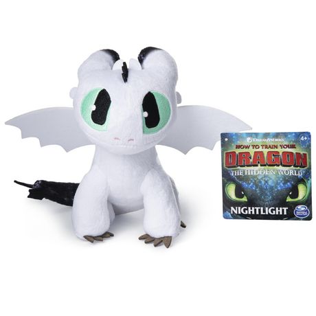 DreamWorks Dragons, Nightlight 8-inch Premium Plush Dragon, for Kids ...