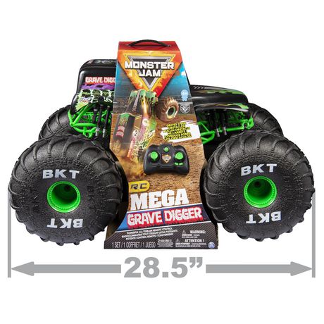 walmart grave digger remote control car