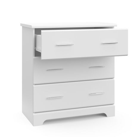 Storkcraft Storkcraft Brookside 3 Drawer Chest White Walmart