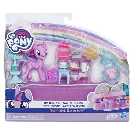 My Little Pony Toy On-the-Go Twilight Sparkle -- Purple 3-Inch Pony Figure  with 14 Accessories and Storage Case | Walmart Canada
