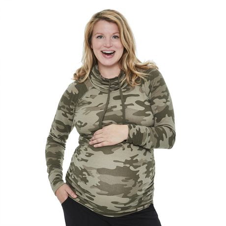 maternity cowl neck